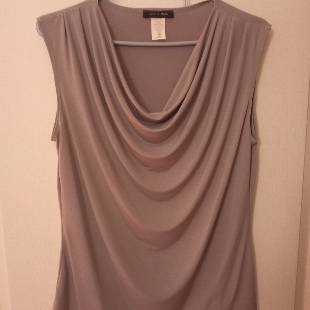 Cowl neck blouse